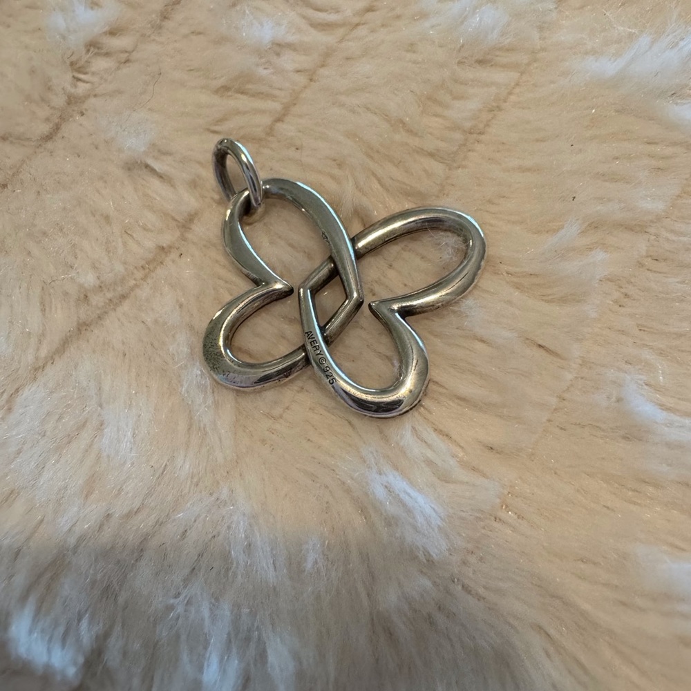 James Avery Retired Floating Butterfly Pendant - image 5